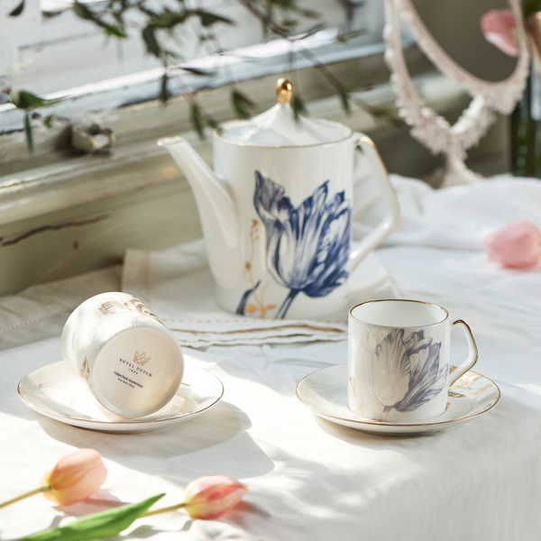 Teacup And Saucer Set – Blue Cup